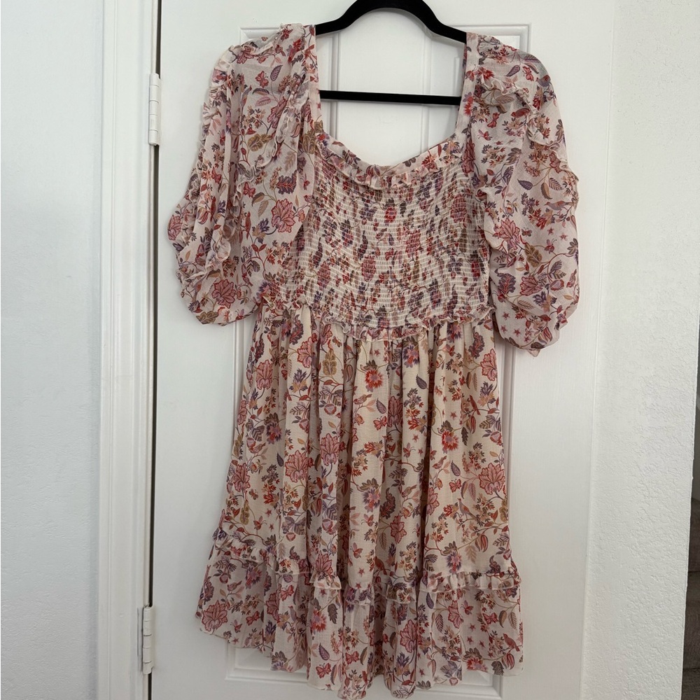 Secret Mission Super Natural Floral Print Dress Size XS